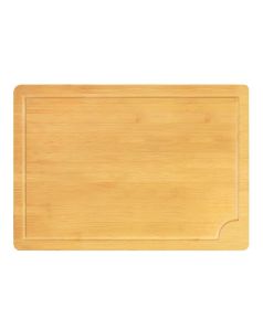 Organic Bamboo Architecture Household Kitchen Accesionse Cutting Board (Color: Natural, size: 2XL/20×14")